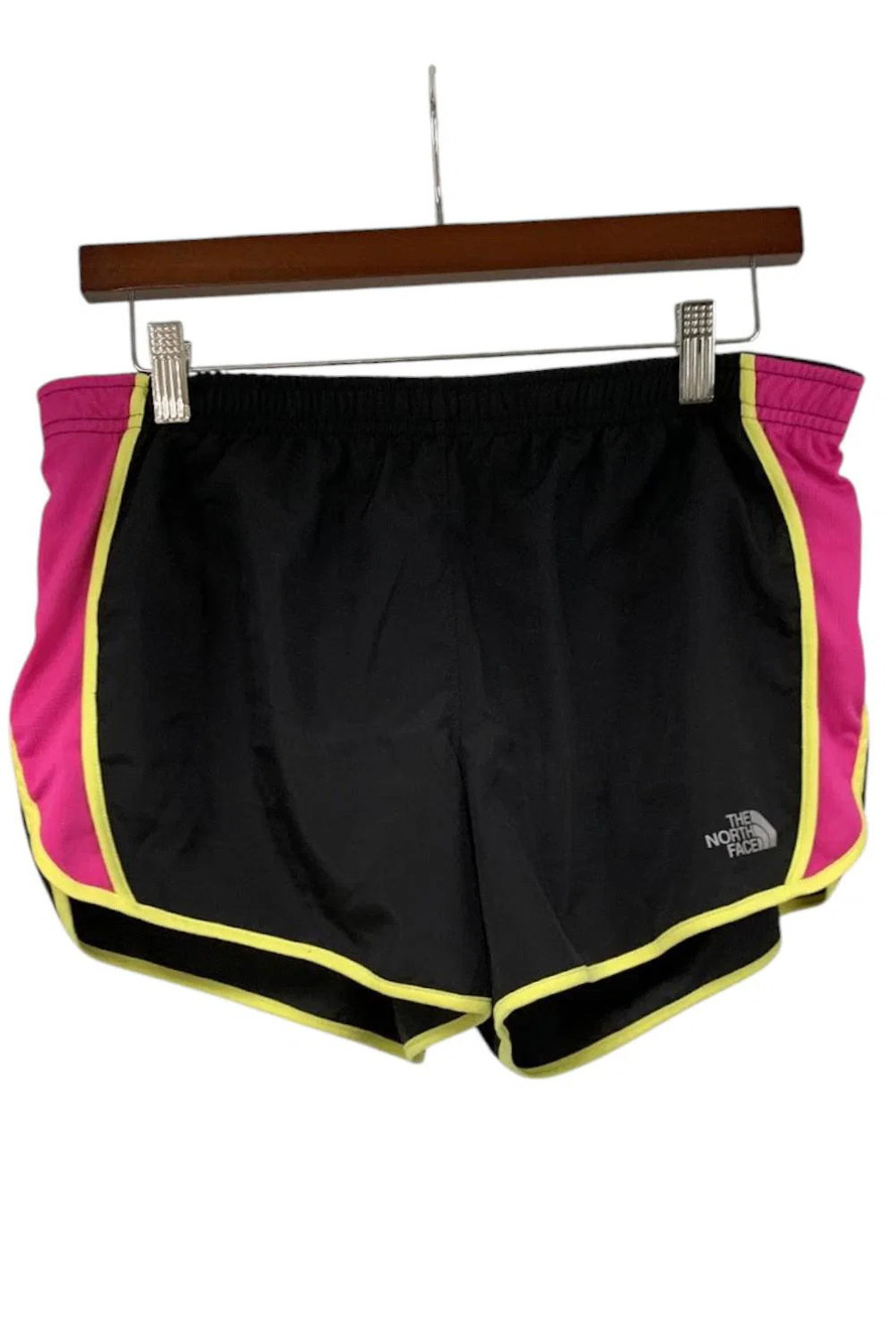 The North Face Women's Brief Lined Running Shorts Black/Neon/Pink - Regular